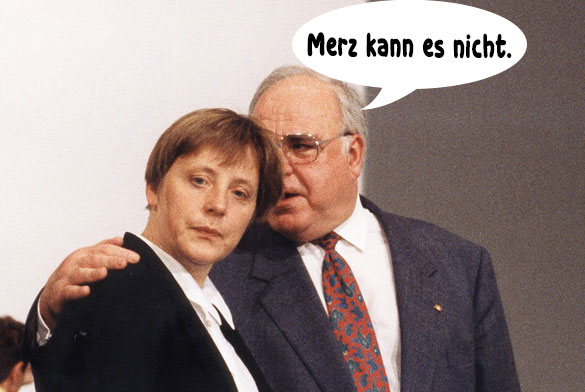 Eines der größten Rätsel der deutschen Geschichte ist: 

Wie konnte Merz zum CDU-Kanzlerkandidaten werden, obwohl man in der CDU seit über 35 Jahren wusste, dass Merz für das Amt vollkommen ungeeignet ist? 

Die CDU hat Merz nie ein Amt zugetraut. 
Und plötzlich Kanzler? 
Wie?