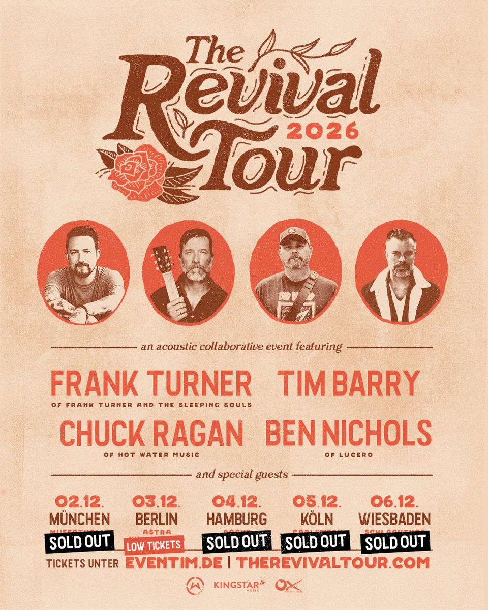 TIMBARRYRVA's tweet photo. Germany, 4 of the 5 Revival Tour shows are SOLD OUT! Thank you! Berlin is very low on tickets... https://t.co/WzFlJ4kpph