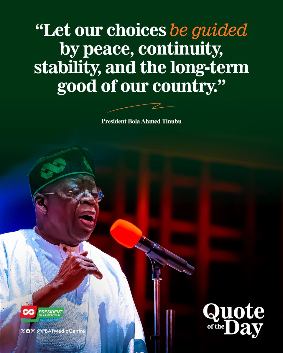 President Bola Ahmed Tinubu Media Centre tweet media