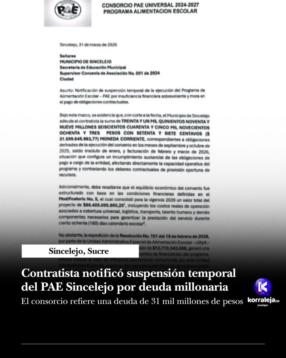 korraleja.co ® | Noticias Sincelejo tweet media