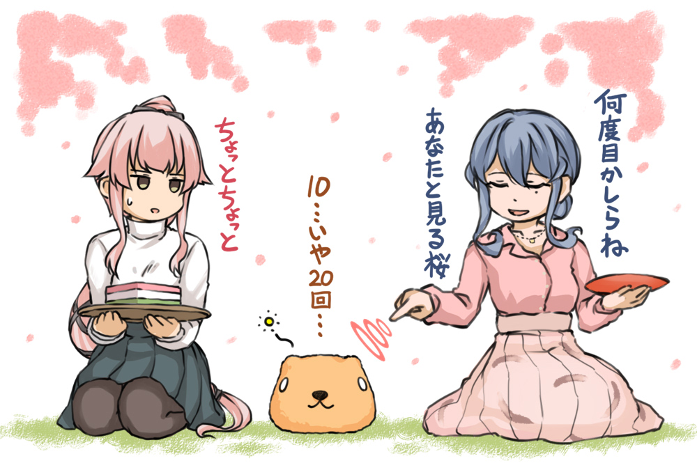 ゴトは2018年実装だそうな。今年で8年目。そろそろ`共に10回桜を見た'が近くなってきましたね。しかし記憶の中の彼女は何故かもっと前から存在しているのであった…😵‍💫 