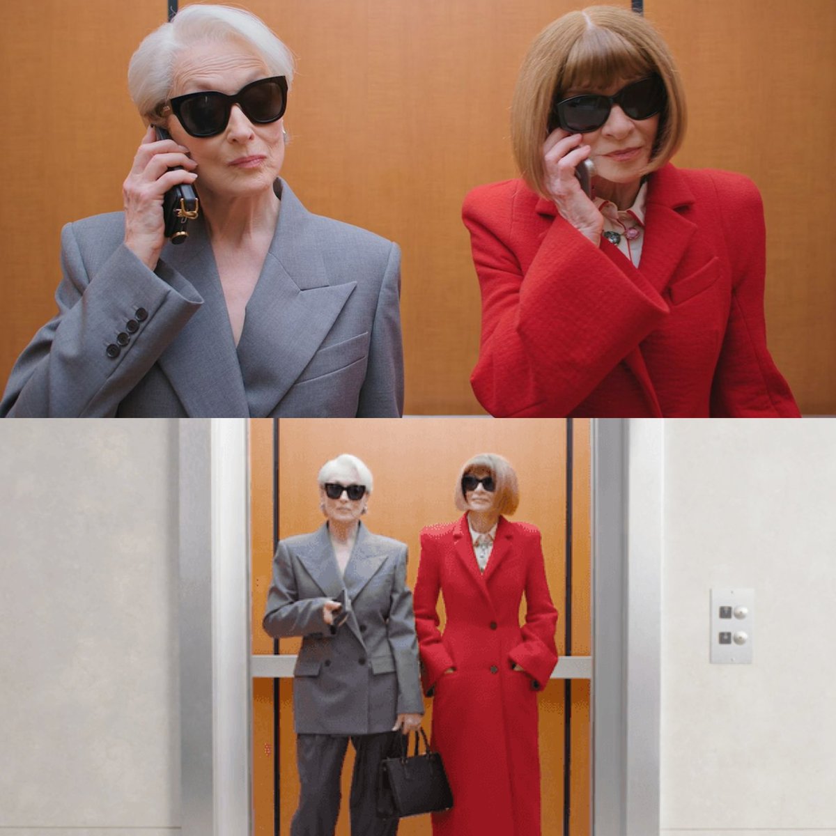 Anna Wintour &amp; Meryl Streep for Vogue.

📸: Annie Leibovitz