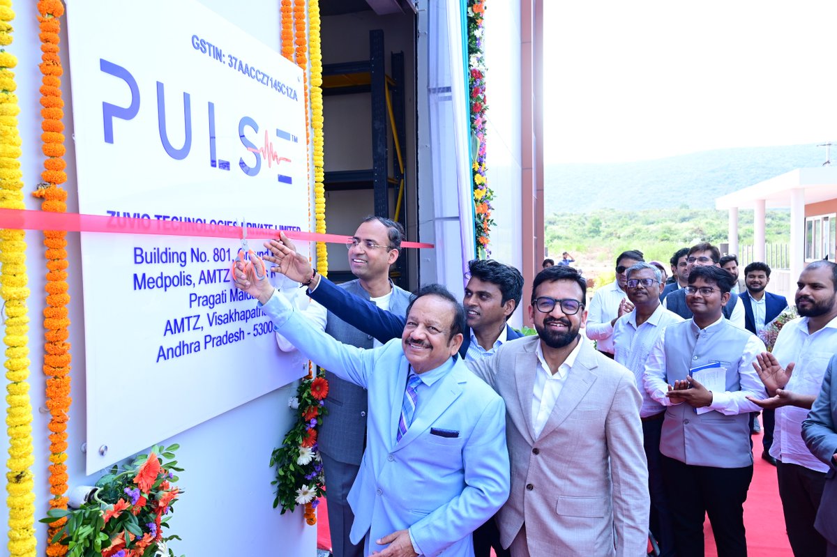 AP_MedTechZone's tweet image. ✨This World Health Day, Zuvio Healthcare takes a step forward in medical technology by starting production of dialysis machines and electro-medical devices at #AMTZ, inaugurated by @drharshvardhan . 

#MedTech #HealthTech #MedicalDevices #PatientSafety  #SyringePumps #MedTech