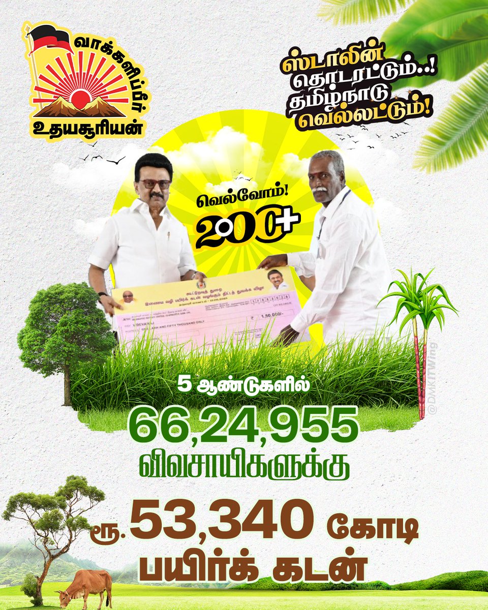 simbusam11's tweet photo. தேர்தலின் ஸ்டார் .. திமுகவின் தேர்தல் அறிக்கை. 2026
உதயசூரியன் மீண்டும் உதிக்கட்டும்; தமிழ்நாட்டின் வளர்ச்சிப் பயணம்தொடரட்டும்! உங்களுடைய எழுச்சியும், மகிழ்ச்சியும் தி.மு.கழகத்தின் வெற்றியை உறுதிசெய்துவிட்டது 
# MK STALIN# #ஸ்டாலின்_தொடரட்டும்_தமிழ்நாடு_வெல்லட்டும்
#VoteForDMK https://t.co/7ZvNWG1CTH