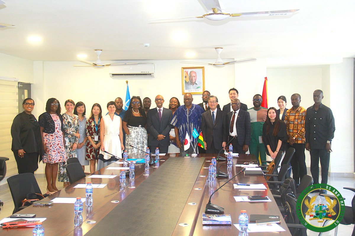 ChildLabourUnit's tweet photo. The Ghana–Japan Public-Private Partnership Against Child Labour has officially launched! 🇬🇭📷 

Funded by TICAD, the initiative will reach 13,000+ beneficiaries through community‑led prevention and responsible business practices. 
#EndChildLabour #TICAD #GhanaJapan https://t.co/awMw77jERY