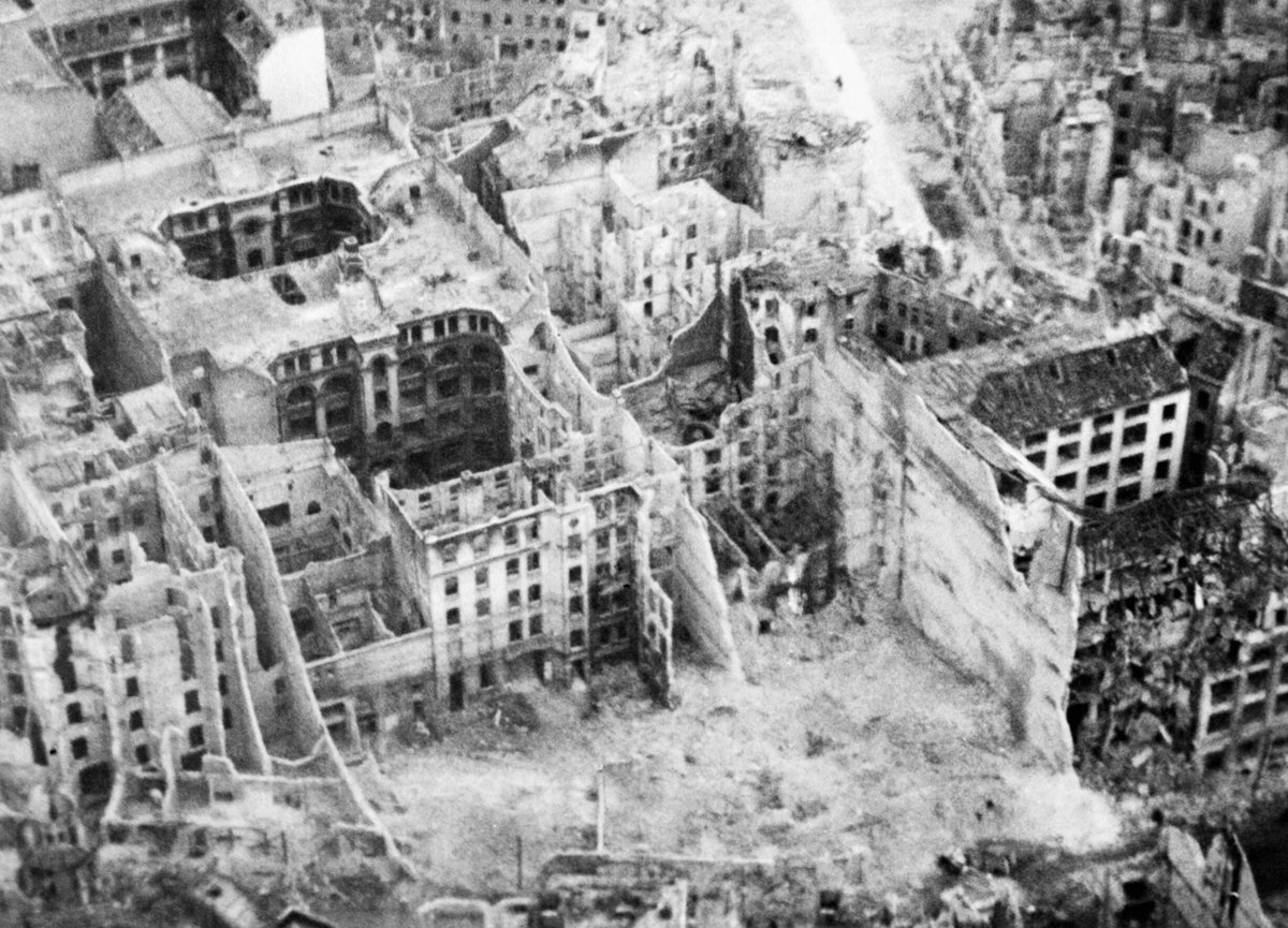 Myappycat's tweet photo. @CathyYoung63 @christianjbdev Genocide is the annihilation of a people. Its name was created to describe the Nazi atrocities of the Holocaust - systematic crimes that killed 1/2 Europe’s Jews.

Antisemites accuse Israel of genocide to dehumanize Jews &amp; foment hate. 

Berlin 1945: https://t.co/z9Bf26Ebat