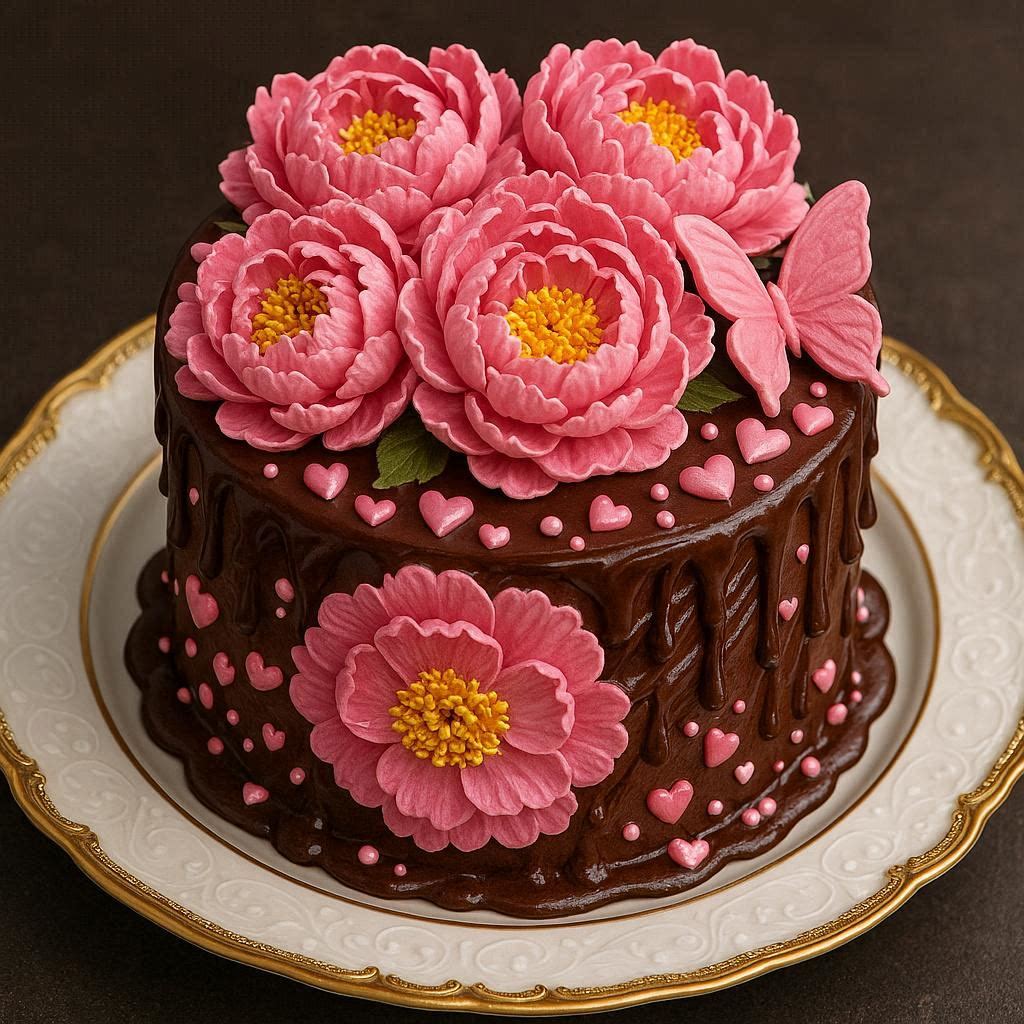 cosmos202509's tweet photo. ピンクの牡丹と蝶のチョコレートケーキ🩷
💗#AIpeony🦋#AIbutterfly
🍫#AIchocolate🎂#AIcake https://t.co/0C3TOrohjI