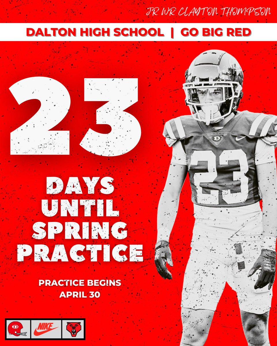 Dalton_Cats_FB's tweet image. 23 Days until Spring Practice

#GBR #TEAM102