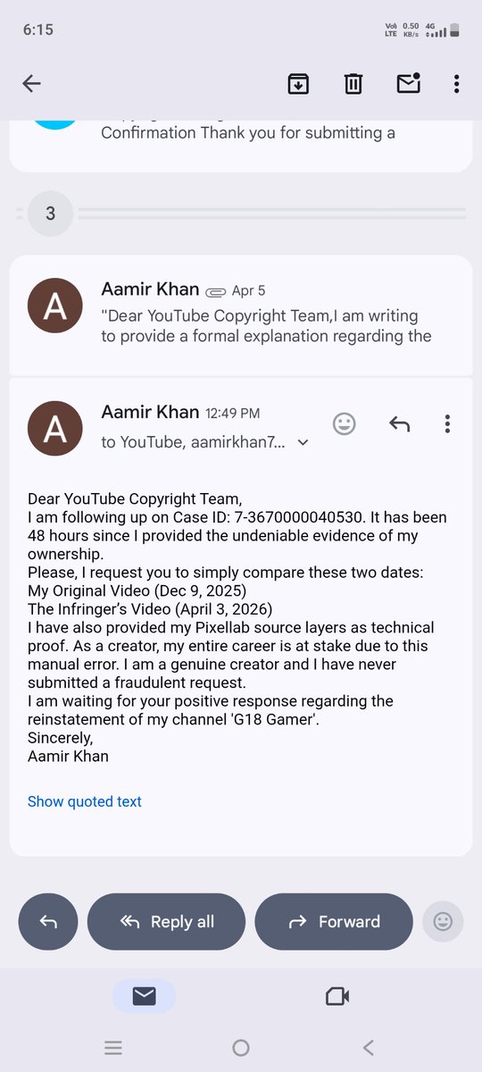 nilay19910's tweet photo. @TeamYouTube @YouTubeCreators @YouTube @YouTubeIndia my channel was terminated due to abuse copyright tecdown request but I haven't submitted any abuse copyright strike. I am original creator and owner my artwork I also contact chat support but not get any solution please helpme https://t.co/7gROVNkfAJ
