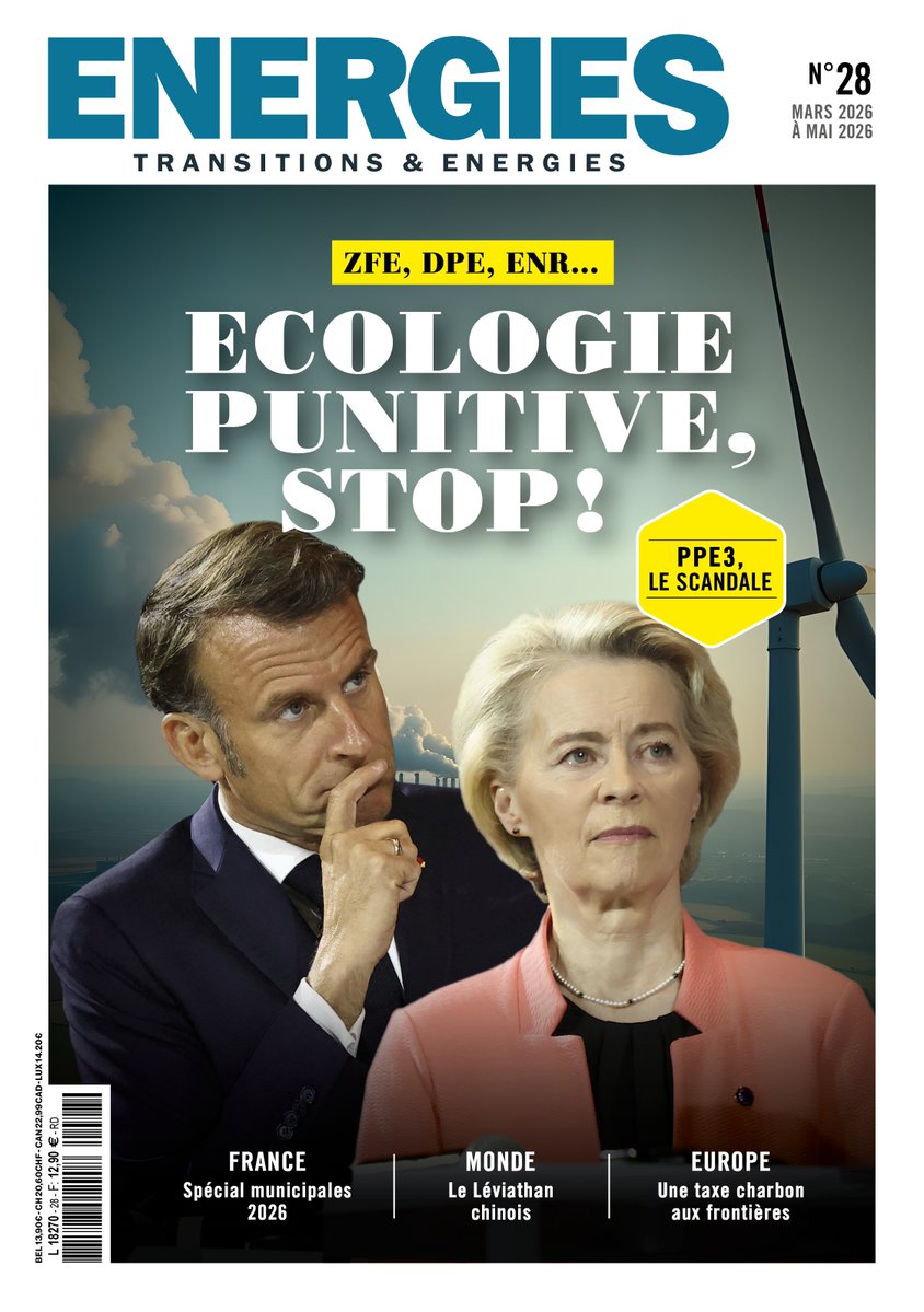 FabienBougle's tweet image. ⚠️ ÉCOLOGIE PUNITIVE STOP ⚠️ 

Alors que le gouvernement @SebLecornu veut honteusement rétablir les ZFE supprimées par l'@AssembleeNat, redecouvrez notre dossier dans le dernier numéro de @TransitionsEner 

Abonnements ici ⤵️ 
boutique.transitionsenergies.com/abonnements