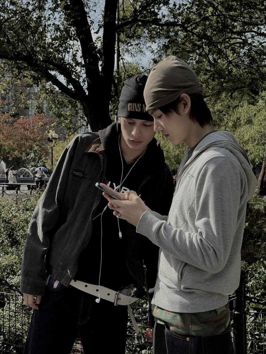 Me turning into the official paparazzi while James hyung acting like main characters.