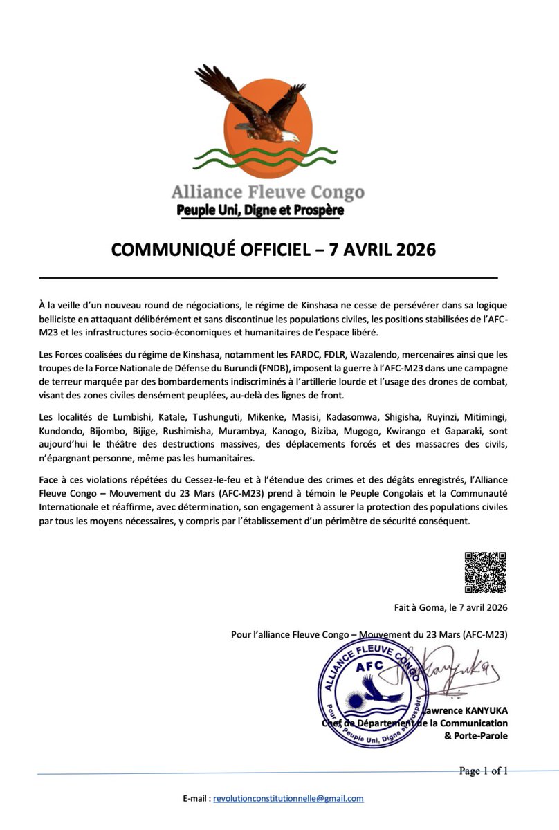 Lawrence KANYUKA tweet media