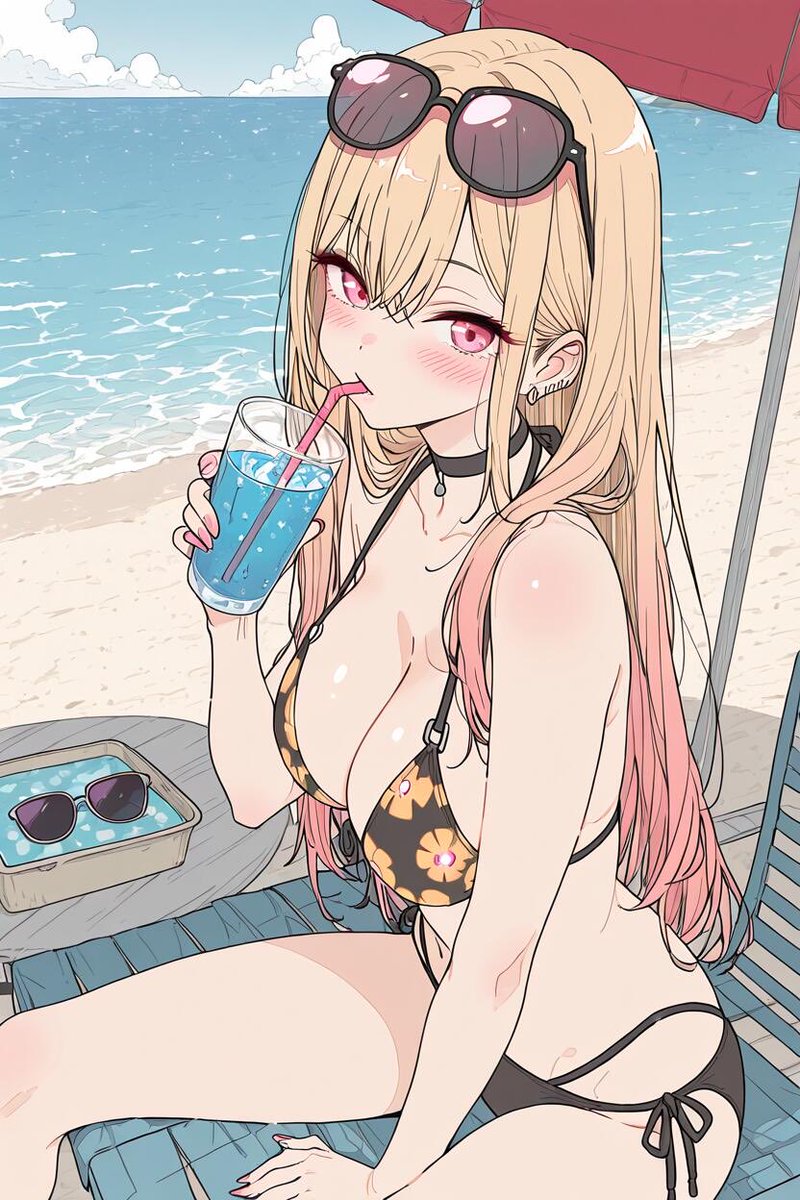 MuseKoKomore's tweet photo. "一緒に海辺でお弁当食べに行こうよ～" 
喜多川 海夢   
Kitagawa Marin https://t.co/RbXoheSuJy
