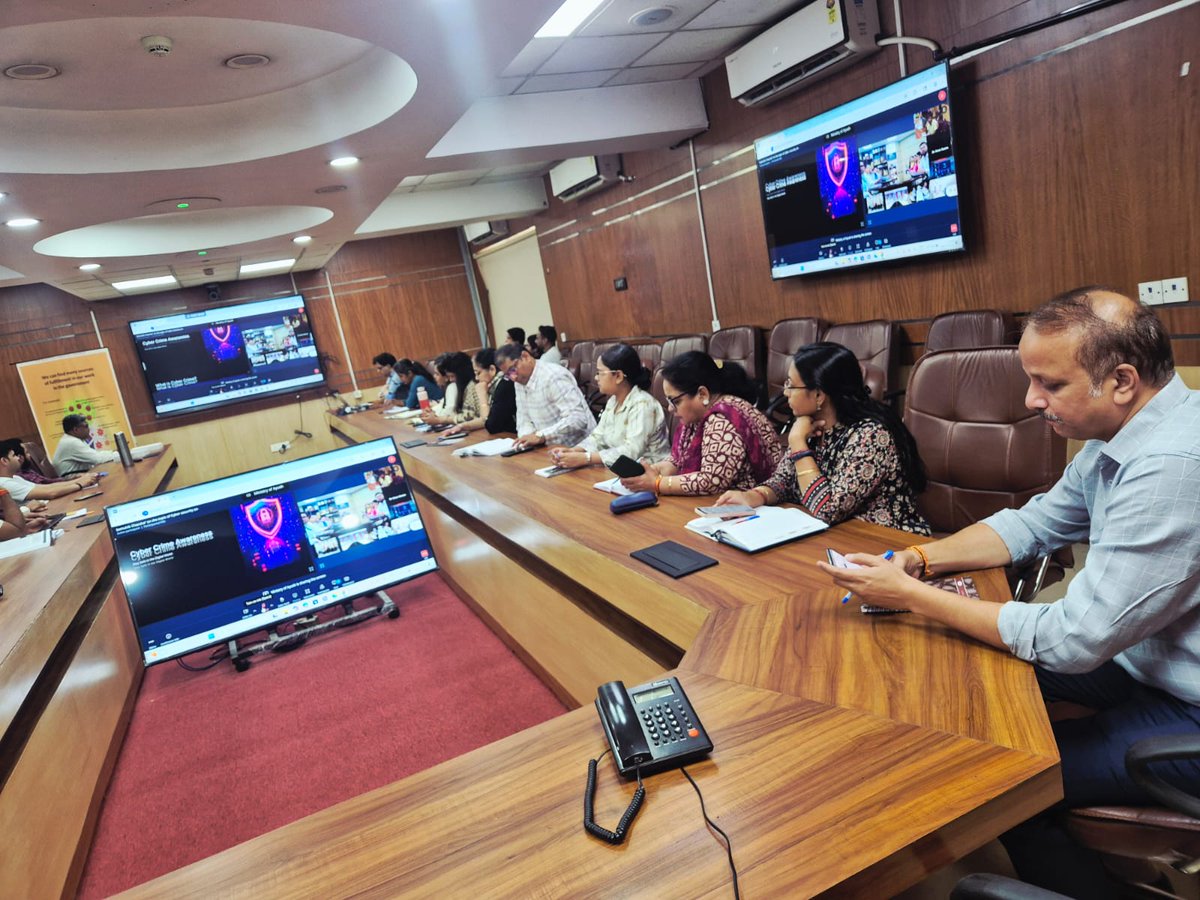 Officers and staff of Central Council for Research in Homoeopathy, Hqrs attended highly informative Samuhik Charcha on Cybersecurity on 6th April 2026 at 10.30 a.m. and on Procurement and Policy on 6th April at 3.30 p.m. during the Sadhna Saptah.

#moayush #ccrh #homoeopathy