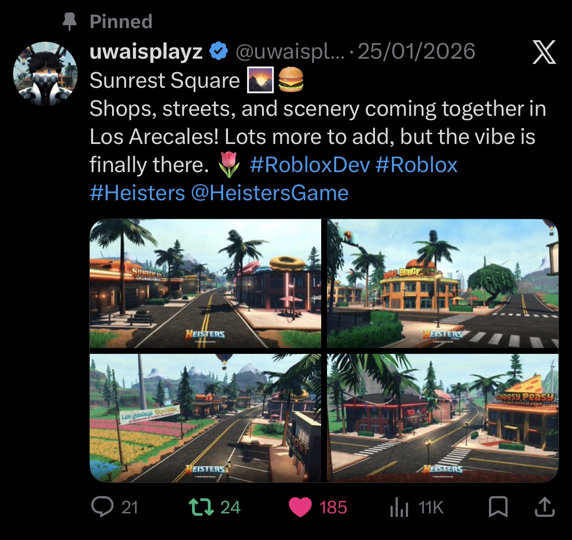 HeistersNewsHub's tweet photo. NEWS: The Top 2 Posts for Heisters: Reimagined 🔥🔥

I’ve been so in love with all the new content lately, this game is finally going somewhere 👏👏 @uwaisplayz @h1morning https://t.co/OI4bxIWCLC