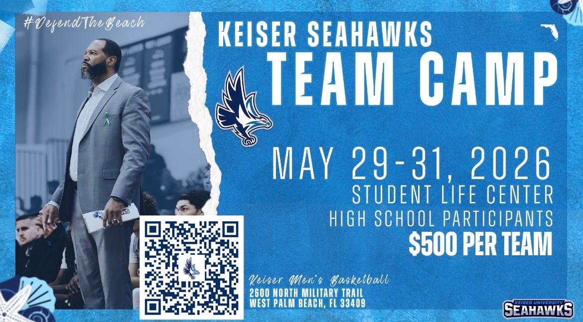 Keiser Men's Basketball tweet media