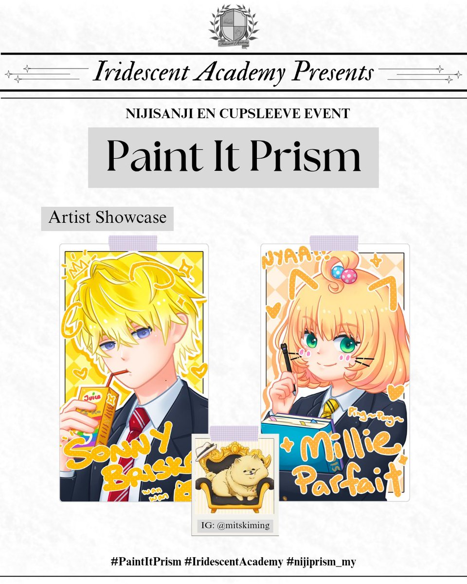 nijiprism_my's tweet image. Day 2 of artist showcase featuring @MitskiMing with their stunning artworks 🎨🥤

Stay tuned for more art reveals by our featured artist!

#PaintItPrism #IridescentAcademy #nijiprism_my #NIJISANJI_EN