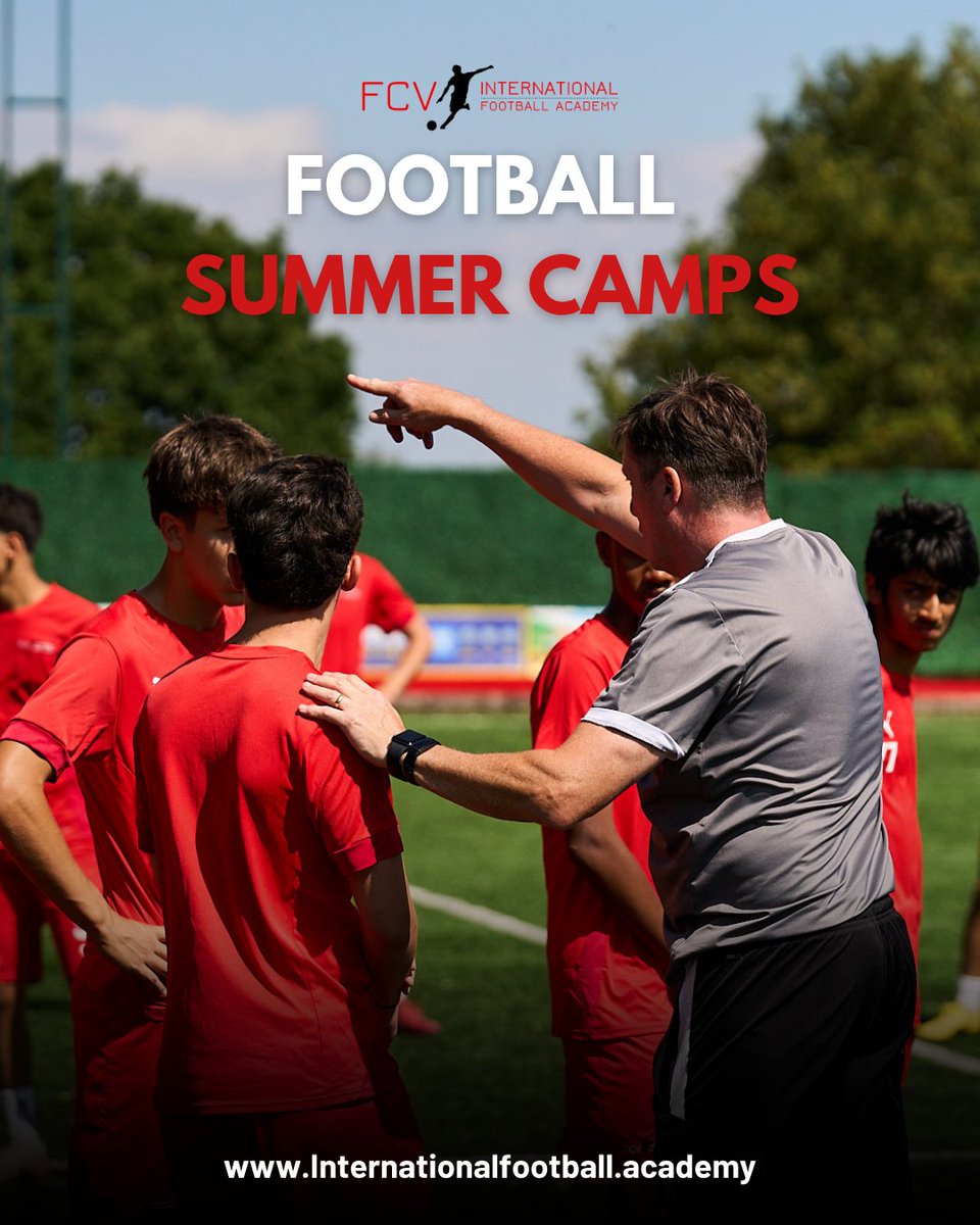 FCVAcademy's tweet photo. ☀️ Learn From the Best This Summer ☀️

Our summer camps give players the chance to train under UEFA‑qualified coaches and former pros ⚽️

Take your game to the next level 📈

Book Now 👉 https://t.co/xJmPYwyL3P

#fcvacademy https://t.co/JBxhc2xb6z