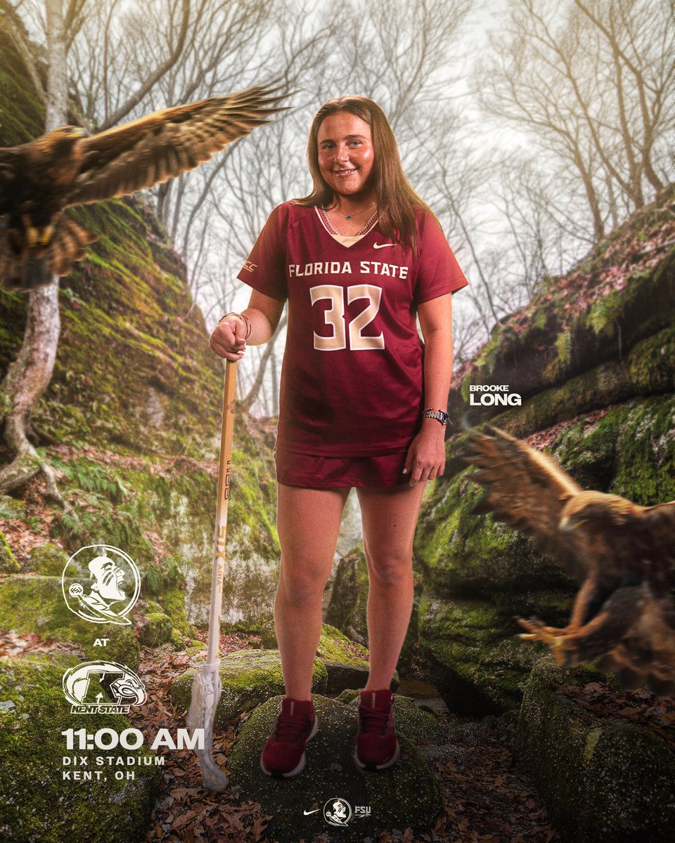FSU_WLAX's tweet image. GAMEDAY 🍢

🥍 at Kent State
🕚 11:00 a.m.
🏟️ Dix Stadium
💻 noles.co/3Q9UDkx
📊 noles.co/4vkNrSY