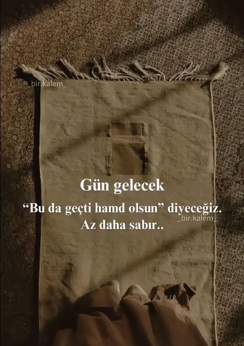 Az daha sabır..