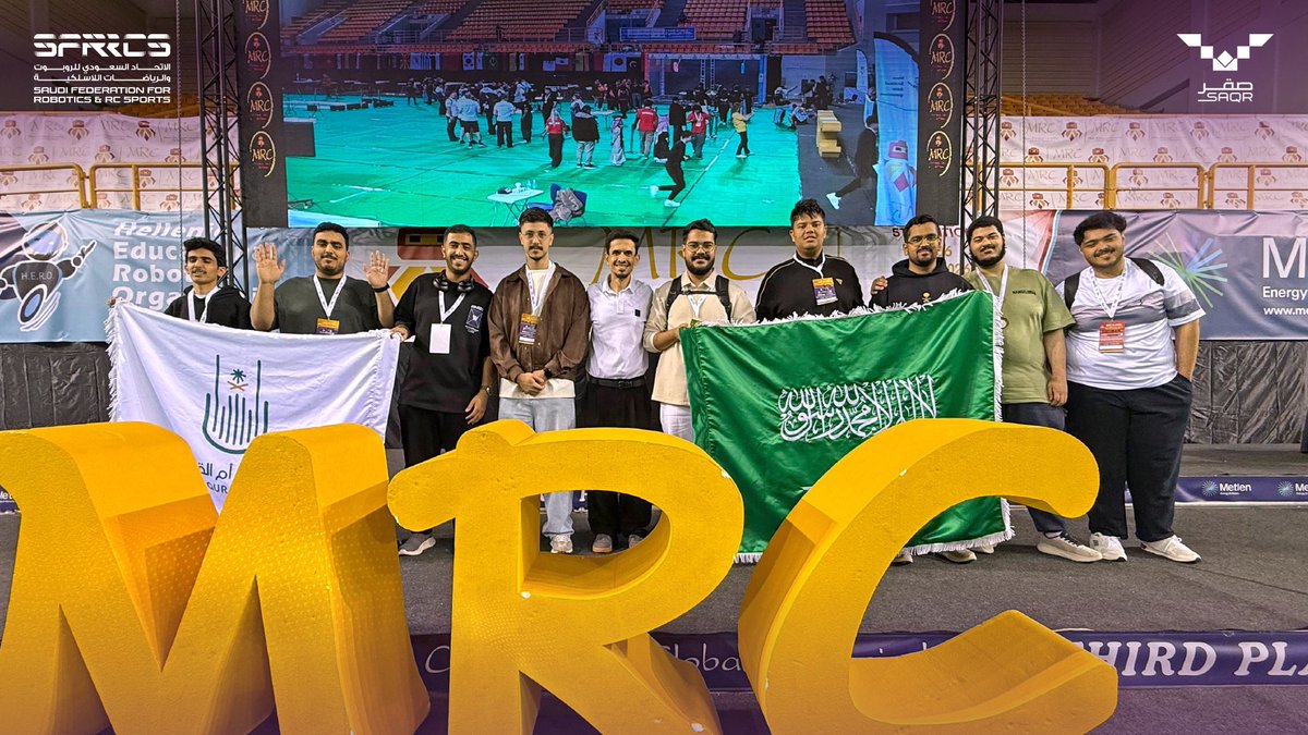 🇸🇦🥈

حقق فريق UQUxRAIC من جامعة أم القرى المركز الثاني في فئة الرالي متقدم للكبار ضمن بطولة MRC الدولية للروبوت في كريت – اليونان 🇬🇷🤖

ألف مبروك 👏🏼

<a href="/Saudi_SAQR/">صقر | SAQR</a>

🇸🇦🥈

UQUxRAIC Team from Umm Al-Qura University secured 2nd place in the Advanced Rally Adults category at the MRC