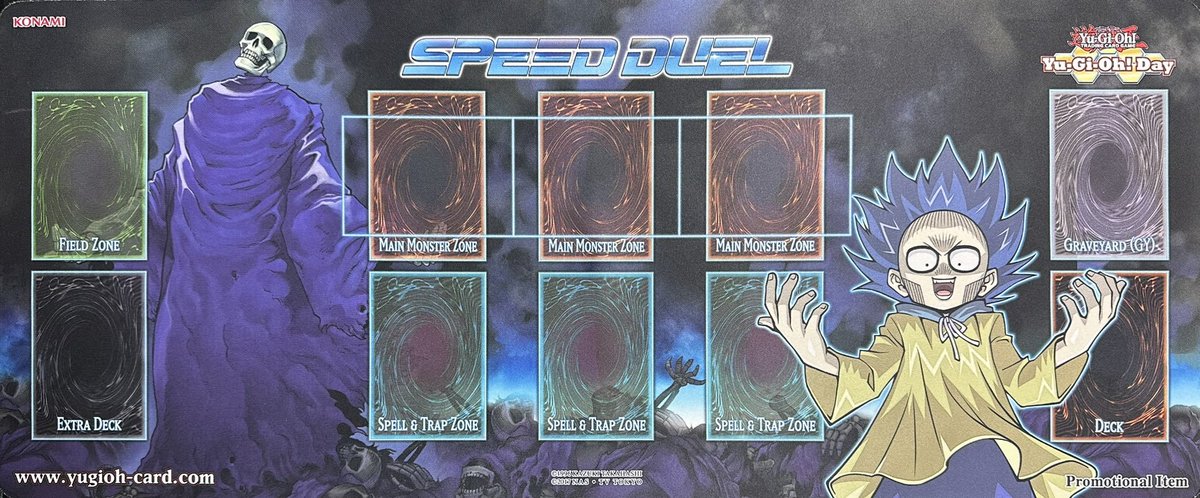 遊戯王 公式 プレイマット ワイト ゴースト骨塚 SPEED DUEL 開封済 遊戯王 プレイマット②】 ワイト ゴースト骨塚 ￥20,000- 真紅眼の鋼炎