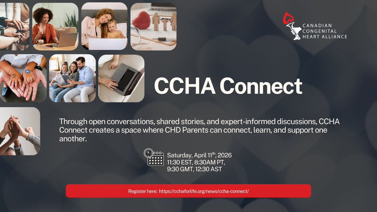 cchaforlife's tweet photo. Last call CHD parents. 💙

🎓 Expert led educational topic
💬 Connect virtually with other parents and adults who’ve navigated CHD their whole lives

Education. Real talk. Shared wisdom.

📅 This Saturday

Register here:https://t.co/MYPD0tCrLr https://t.co/fgiRHkrDme