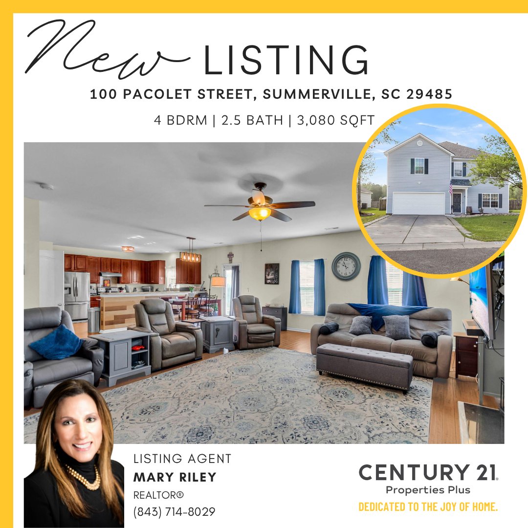 C21CHS's tweet image. 🏡✨ SPACE, UPGRADES &amp;amp; LOW ENERGY BILLS! ✨🏡

This home delivers space, efficiency, and location all in one.

📲 Schedule your showing today!
Mary Riley
843-714-8029

#SummervilleSC #LakesOfSummerville #JustListed #EnergyEfficient #SolarHome #Century21 #Century21PropertiesPlus
