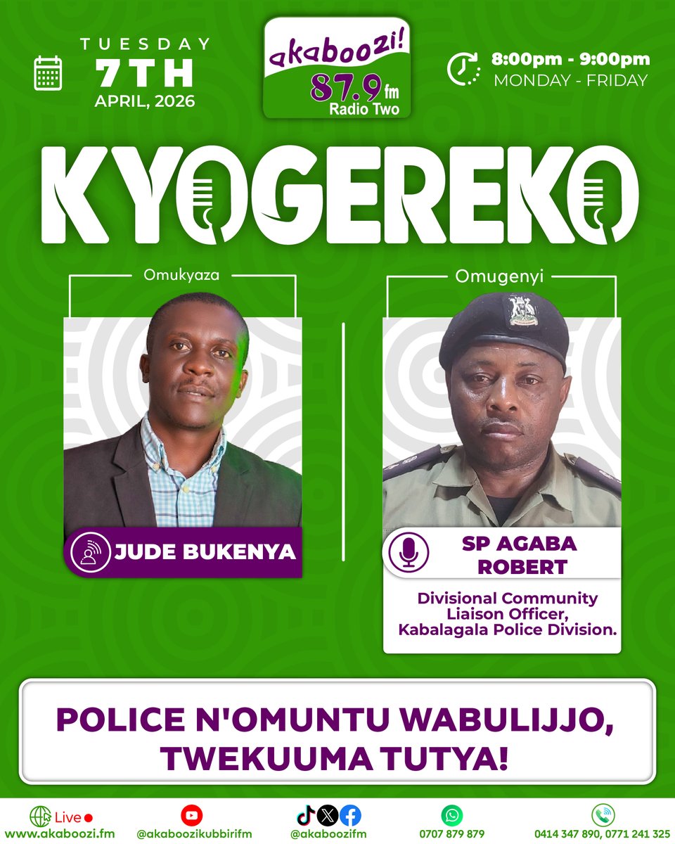 87.9 Akaboozi Fm tweet media