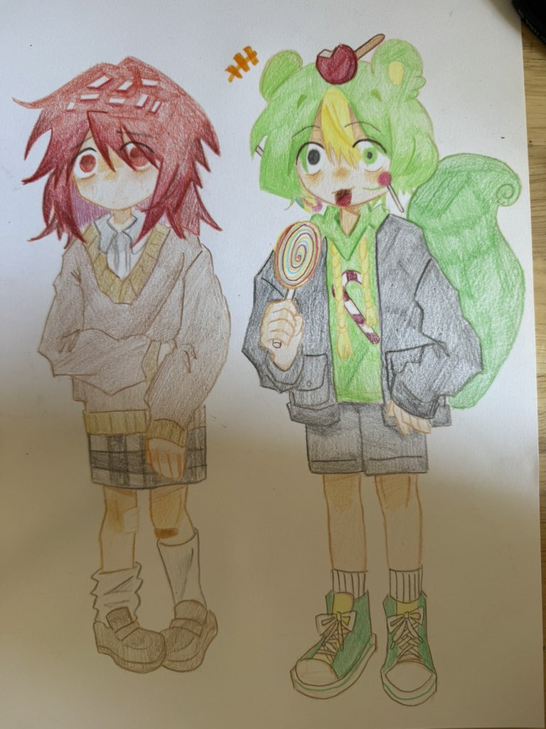 mukchenrhen's tweet image. #happytreefriendsfanart #flaky #nutty