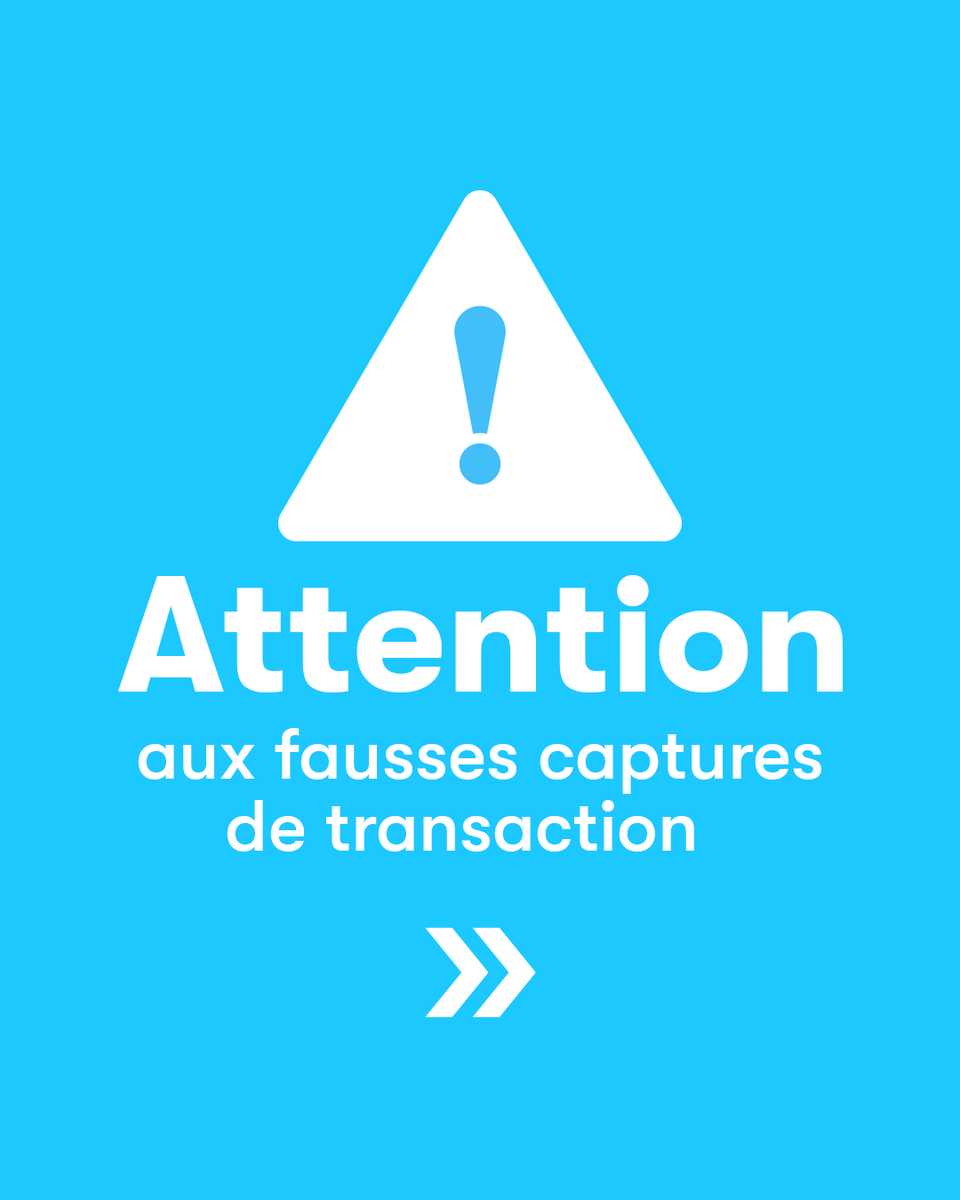 WaveSenegal's tweet image. Chez Wave, votre sécurité est une priorité. 🔐

Les transactions peuvent être vérifiées à tout moment dans l’application ou via notre service client. 📲
Les fausses preuves de paiement sont des fraudes passibles de poursuites judiciaires. ⚖️

Sécurité bi ño ko bokk. 💙

#wave