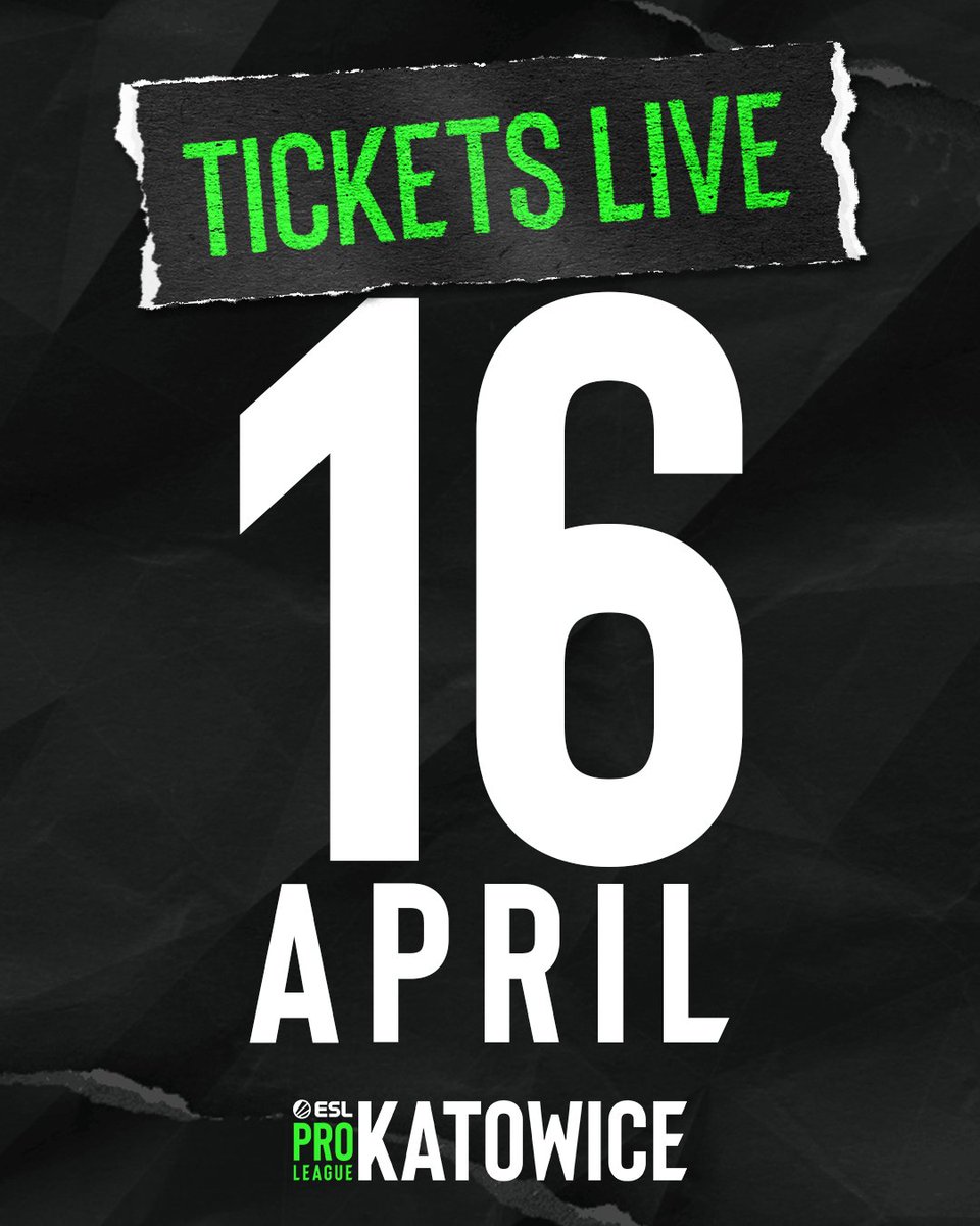 ESLCS's tweet image. Counter-Strike RETURNS to the Legendary Spodek Arena 🛸

#ESLProLeague Katowice tickets go LIVE on the 16th of April at 15:00 CEST 🗓️🎟️