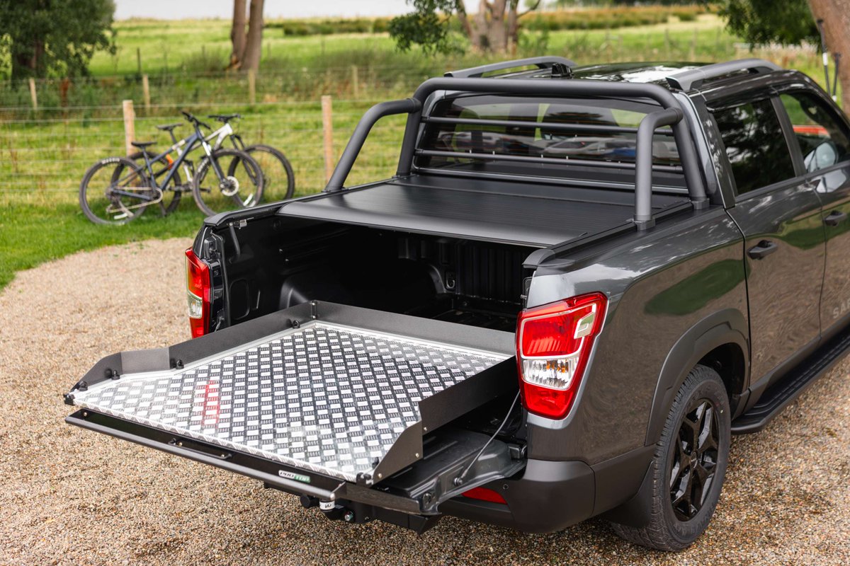 KGM_UK's tweet photo. 🚲🛶 Work hard all week, head out properly at the weekend. 

The KGM Musso Lifestyle Pack is built for loading up, heading off and making the most of the drive there.

Discover here: https://t.co/UQ2If0c8AJ

#KGM #EscapeConvention #Musso https://t.co/Hvy9i2jWvL