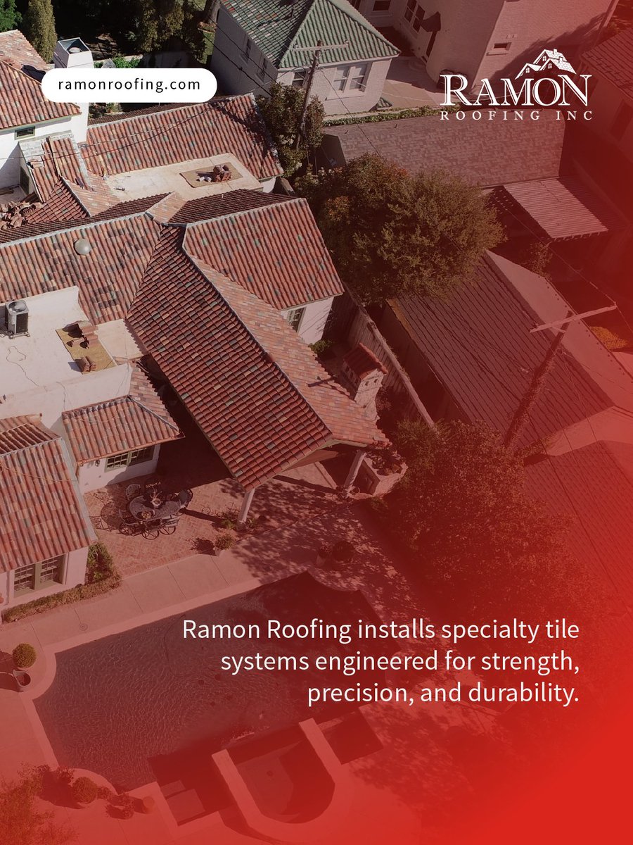 RamonRoofing's tweet image. Tile Roofing During Storm Season 🌩️

Tile is significantly stronger than standard shingles, but the real protection comes from how the system is built beneath it.

Explore tile roofing systems: hubs.ly/Q049LjGV0 

#RamonRoofing #LuxuryRoofing #Texas #FortWorth