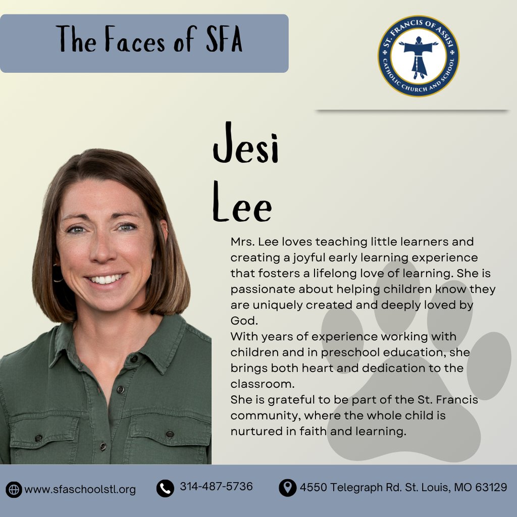 ✨ Faces of SFA: Meet Mrs. Lee, where little learners are loved, valued, and inspired from the very start.