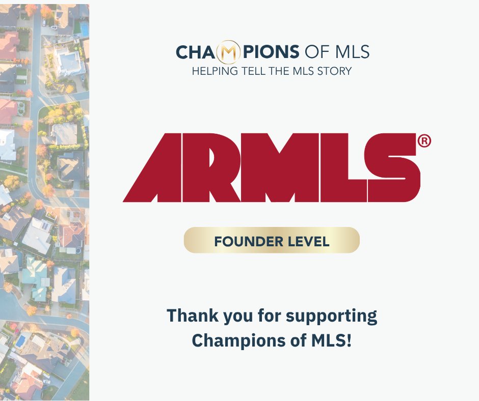 councilofmls's tweet photo. Thank you, ARMLS for supporting Champions of MLS. Your contribution helps tell the story and shape the future of the MLS. https://t.co/pagpCHOO1b
#CMLS #championsofmls #MLS #MLSCommunity
#industryleaders https://t.co/79P3zPC0XX