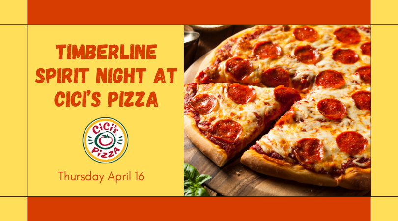 TimberlineNews's tweet photo. Spirit Night at Cici's Pizza https://t.co/YN2w8z6EID https://t.co/h3ZoYjCOmM