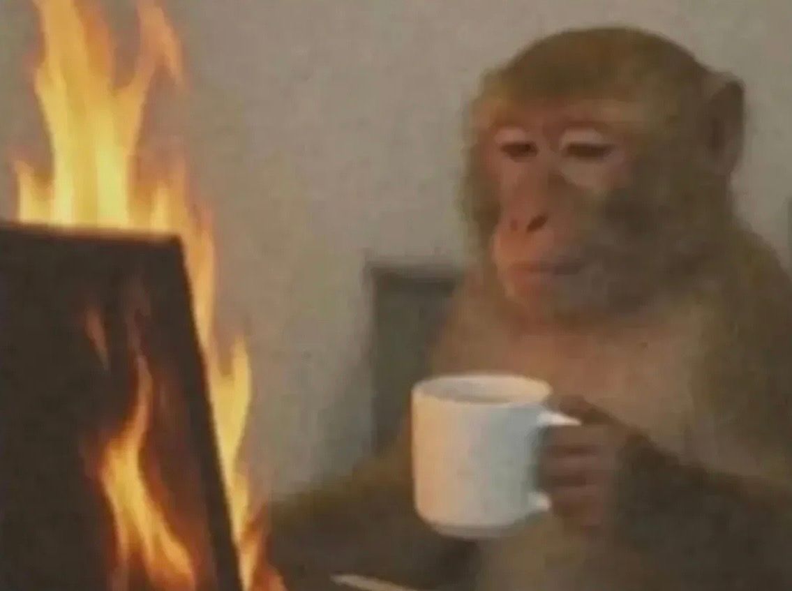 Quando a semana já começou caótica mas você prometeu não surtar: