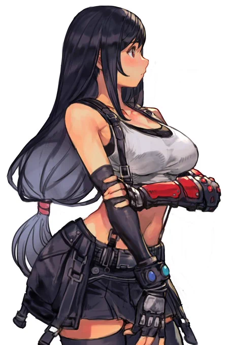 Fan art | Final Fantasy VII - Tifa Lockhart Artist: