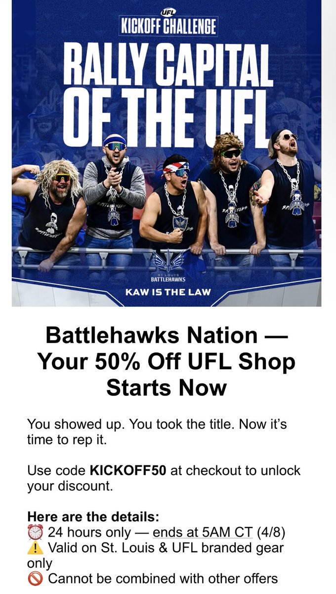 UFL T1SDALE tweet media