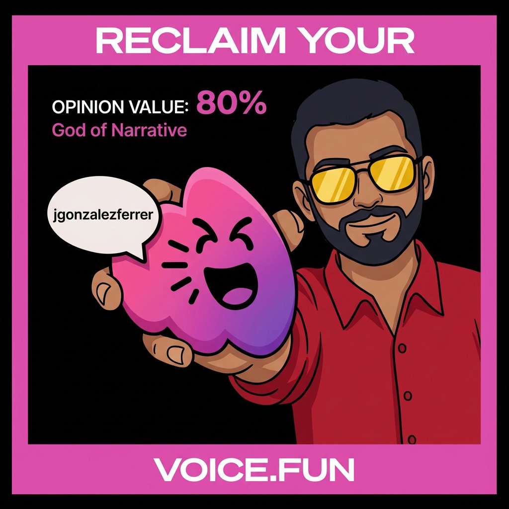 jgonzalezferrer's tweet image. Crypto stopped being fun. @voicehavefun is building something different: OpinionFi

Post takes, vote and create polls. Every time you participate, you earn. Attention has actual value here!

Get your pass below 👇