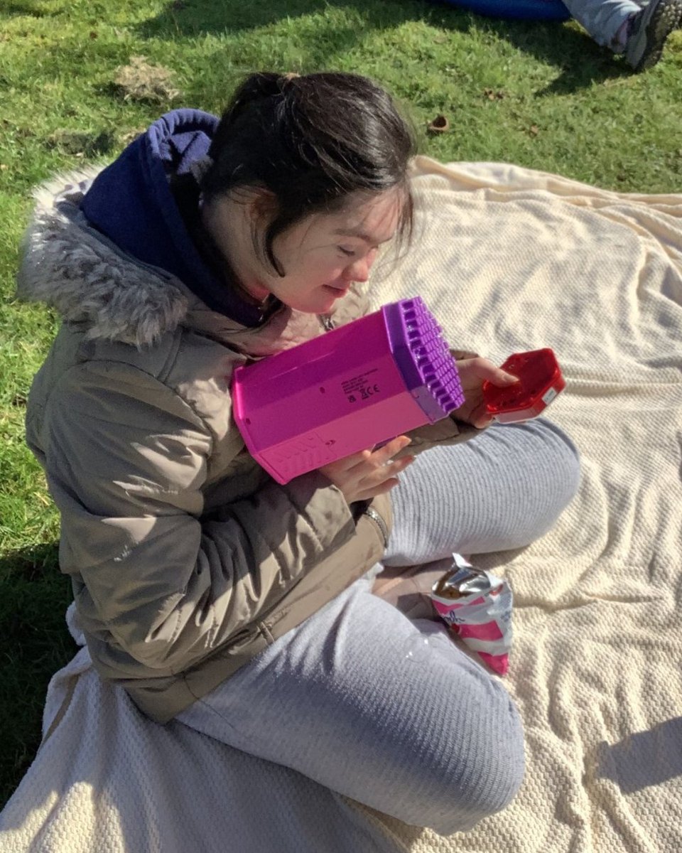 Henshaws's tweet photo. We hope everyone is enjoying the Easter holidays 🐣

Before the break, our students made the most of the sunshine with a campus walk and a picnic outdoors ☀️🌼

What have you been up to this Easter? 💙

#HenshawsSpecialistCollege #EasterHolidays #Spring https://t.co/w3BkpGVTxU