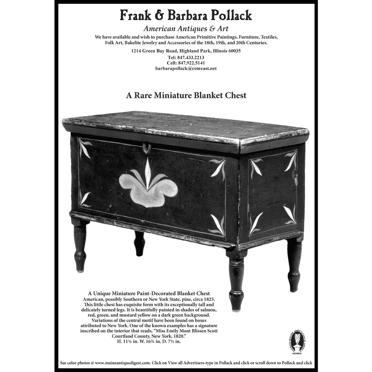 AntiqueDigest's tweet image. Full-pages in Maine Antique Digest
maineantiquedigest.com

#antiques #antique #vintage #art #artist #Americana