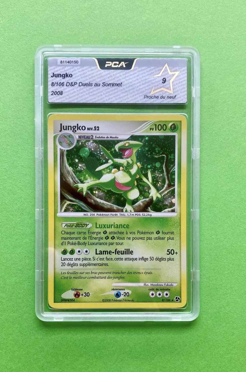 messybala's tweet photo. @RO1DUMONDE Impossible je collectionne toutes les cartes de jungko … ma carte de mon enfance c’est l’autre jungko de diamant et perle https://t.co/bEPQsWh4FI