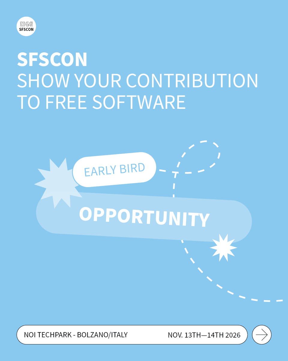 SFSCON tweet media