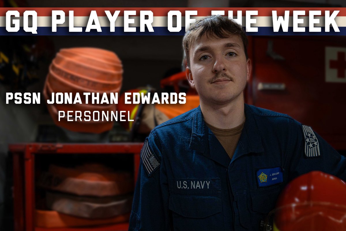 TheCVN69's tweet image. Give it up for these IKE Sailors! 👏🏼 

Warrior of the Week ⚓️ - LSSN Alexa Acevedo

GQ Player of the Week 👨‍🚒 -  PSSN Jonathan Edwards

IKE Space of the Week 🧼 -  ENFA Tahron Keith and ENFA Aiden Carrasquillo

Together we are #GreaterEachDay!

#IKESTRONG #MightyIKE