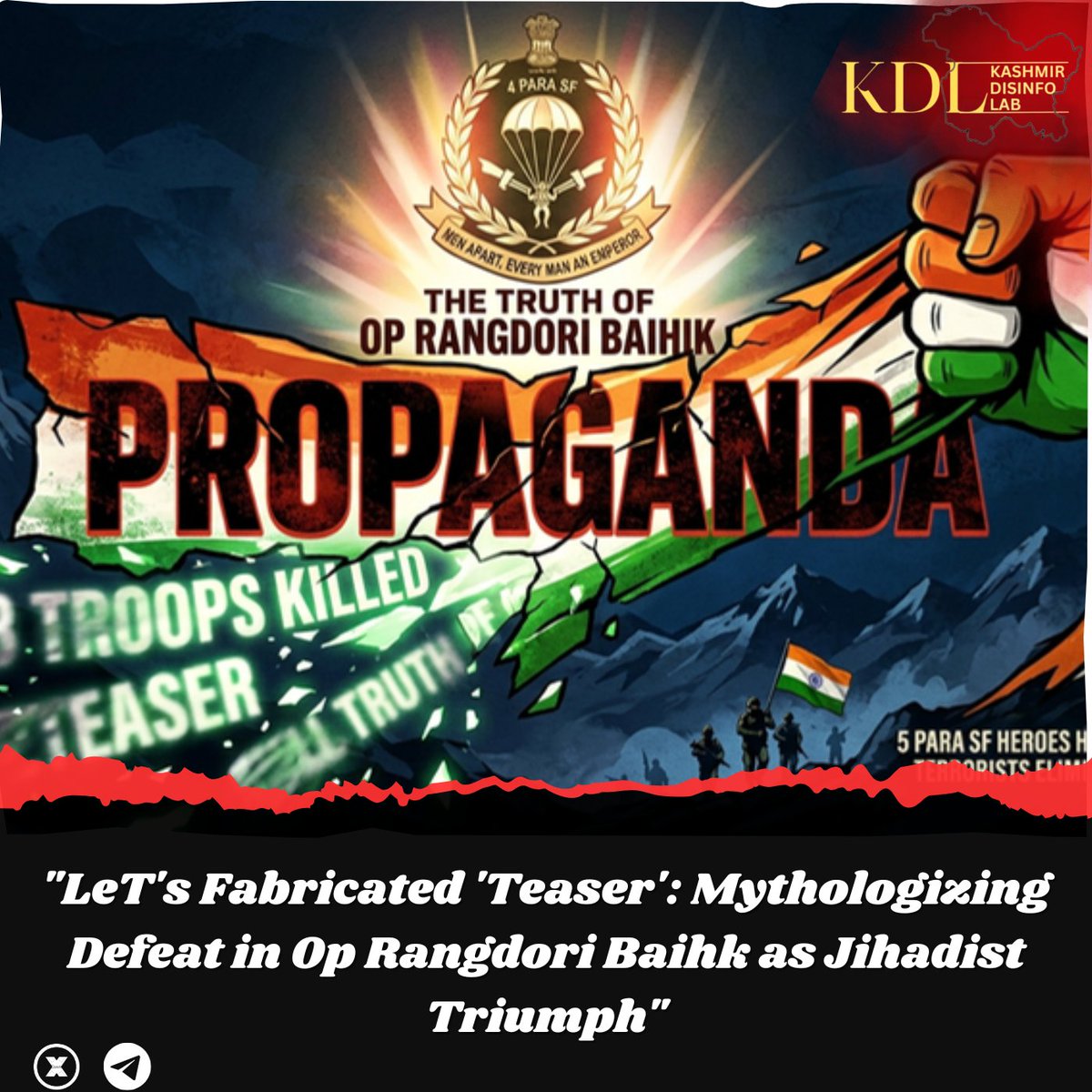 Kashmir Disinfo Lab tweet media