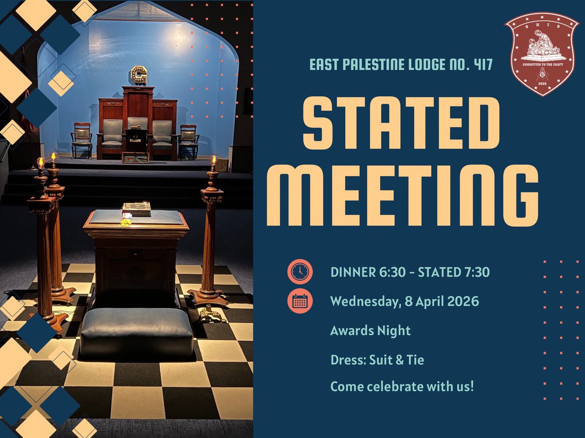 East Palestine Masonic Lodge 417 tweet media