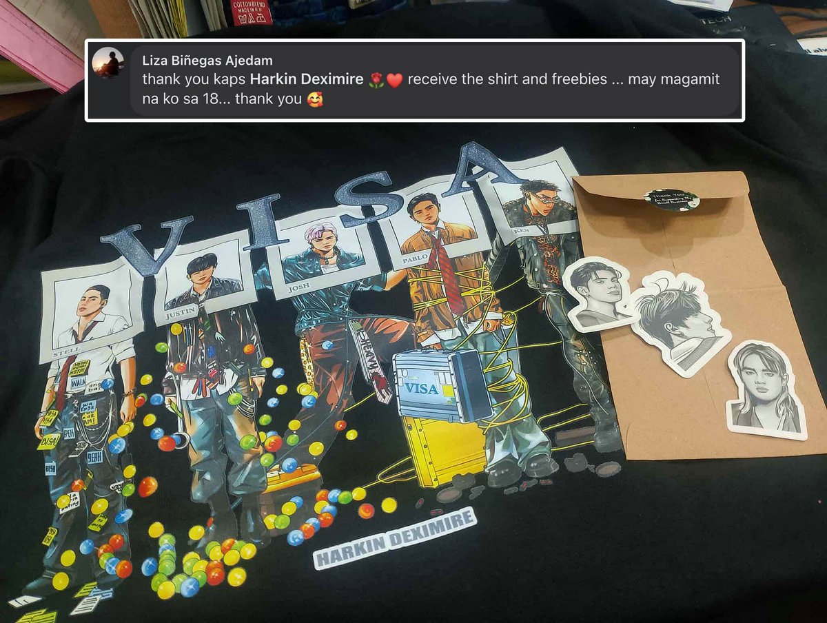 SLMT rin po, Ms. Liza, for choosing my shirt as your OOTD at SB19 - Wakas at Simula: The Trilogy Concert Finale! 👩‍🎤🎶

If you're interested, please feel free to send me a message. SLMT and good day! 🫶✨

#SB19 #SB19WakasAtSimula #SB19WaS #art #artwork #drawing #draw #design