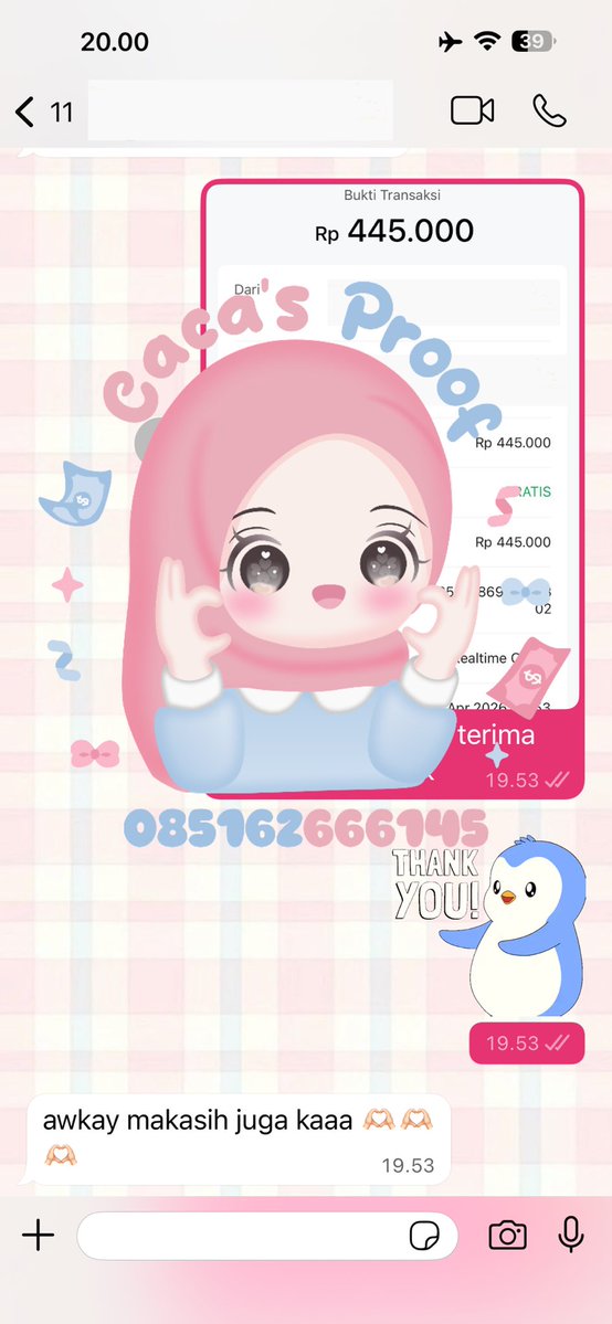 Caca ♡ ⃗ | WA di bio tweet media